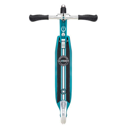 Алуминиева детска тротинетка GLOBBER FLOW ELEMENT LIGHTS - аква