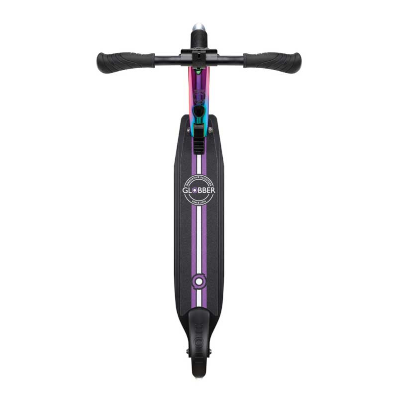 Алуминиева детска тротинетка GLOBBER FLOW ELEMENT LIGHTS - неохром