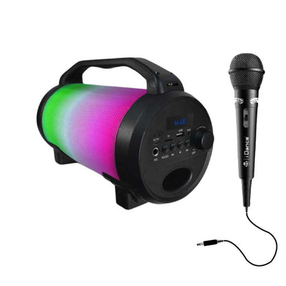Караоке Bluetooth тонколона с микрофон, черна
