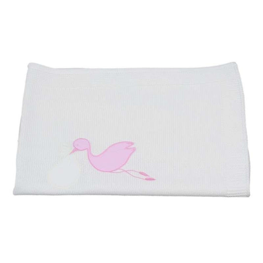 Бебешко одеяло - щъркелче