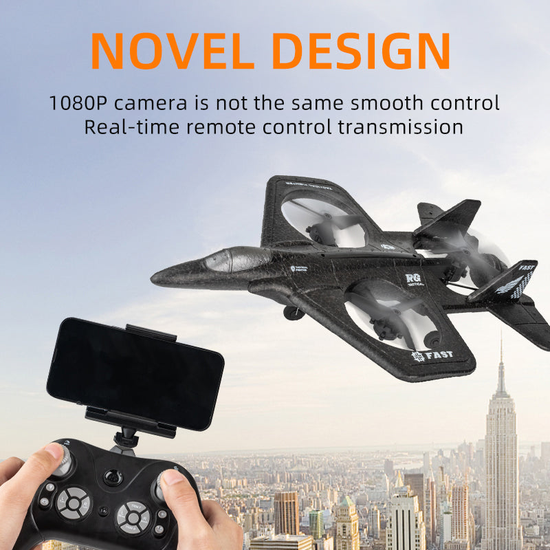 Дрон Falcon с 360° завъртане с вградена камера и светлини