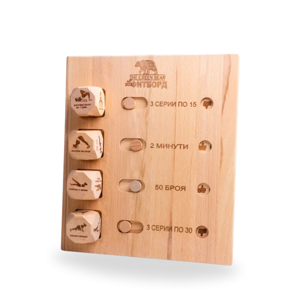 Fit Board – Eco Workout дъска със зарчета