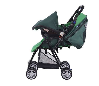 Комбинирана количка Zooper Salsa Apple Green Plaid, зелена