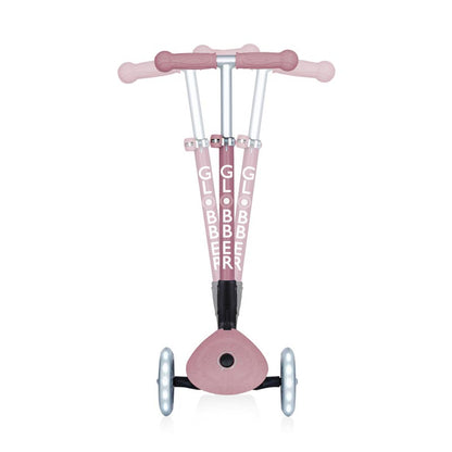 Сгъваема еко тротинетка с 3 колела GLOBBER JUNIOR FOLDABLE LIGHTS ECOLOGIC – цвят бери