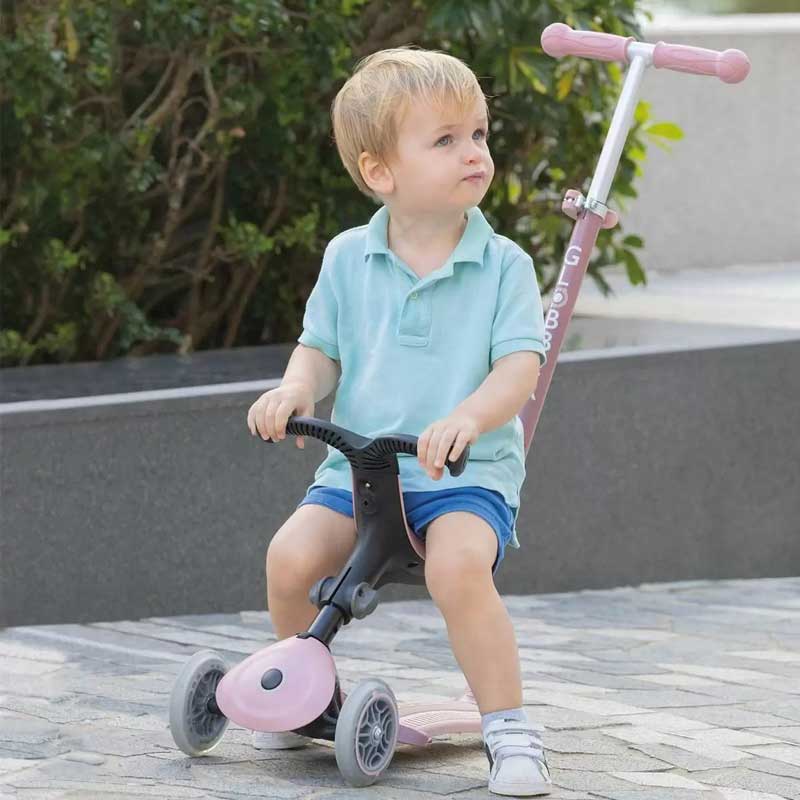 Сгъваема еко тротинетка с родителски контрол GO•UP FOLDABLE PLUS ECOLOGIC – цвят бери