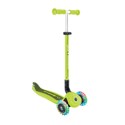 Сгъваема тротинетка с родителски контрол 5 в 1 Globber Go Up Active Lights, лайм