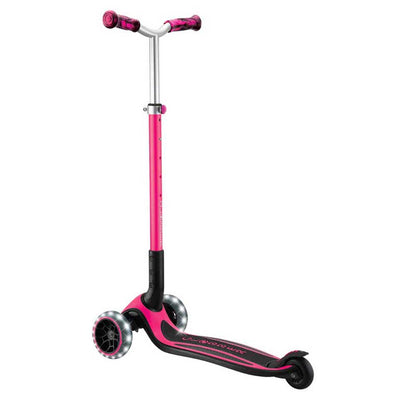 Сгъваема тротинетка за деца над 4 години GLOBBER ACE LIGHTS, розова