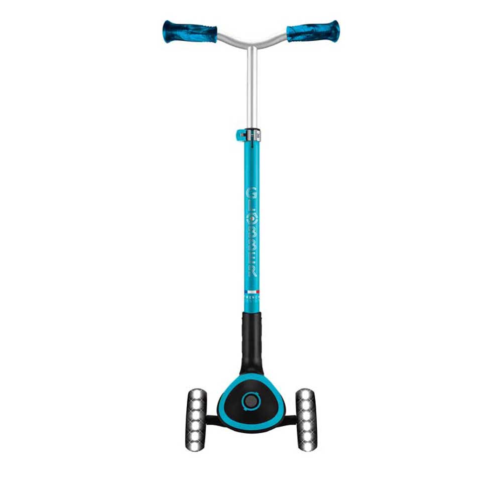 Сгъваема тротинетка за деца над 4 години GLOBBER ACE LIGHTS, синя