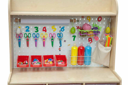 Шкафче за съхранение на детски играчки и инструменти