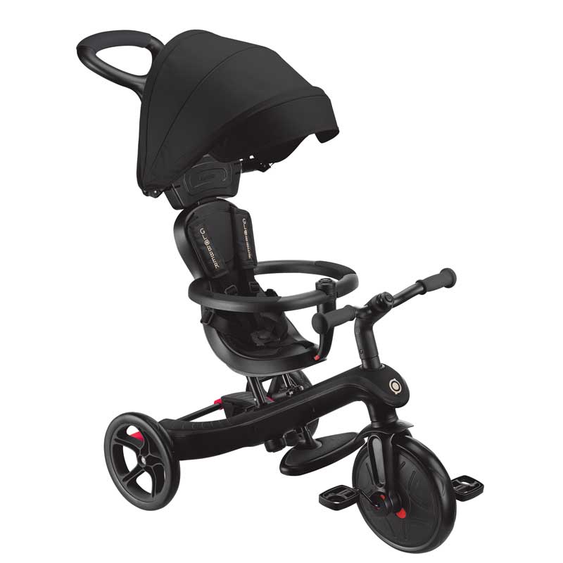 Триколка 4 в 1 GLOBBER EXPLORER TRIKE със сенник, черна