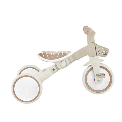 Триколка с родителски контрол 3 в 1 GLOBBER LEARNING TRIKE PLUS ECOLOGIC, бежова