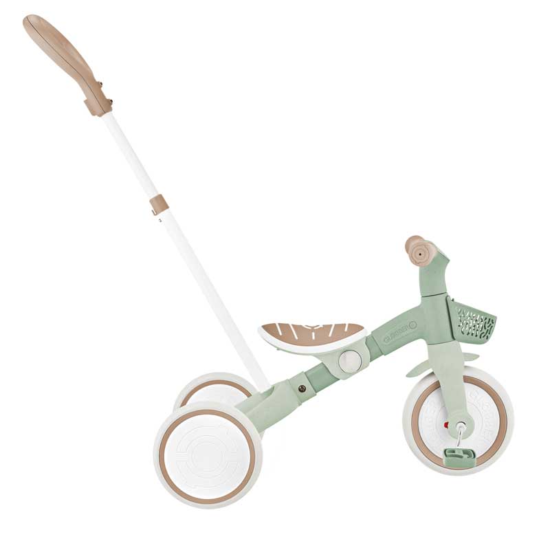 Триколка с родителски контрол 3 в 1 GLOBBER LEARNING TRIKE PLUS ECOLOGIC, мента