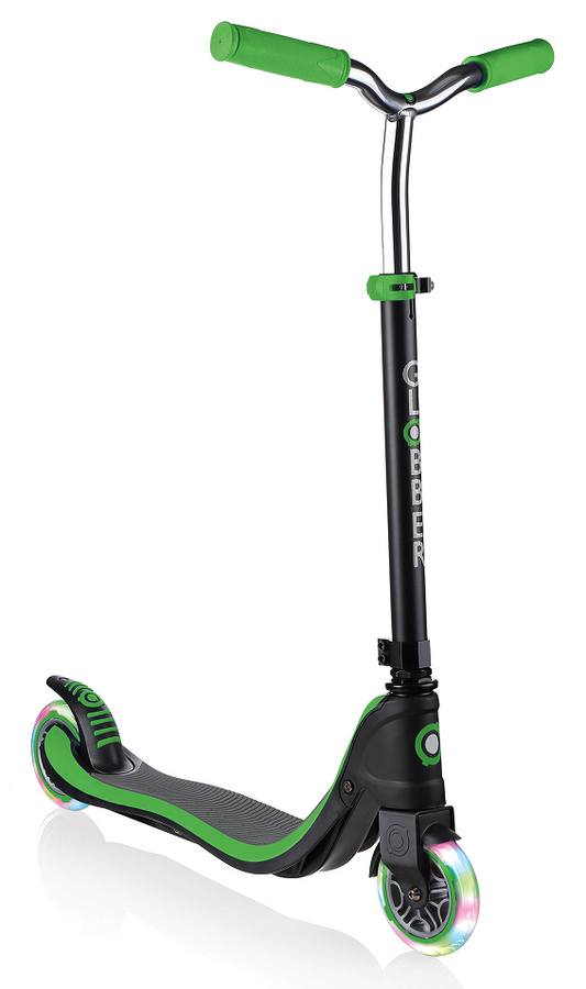 Тротинетка Flow 125 Light с нова T-образна кормилна рамка - Зелена