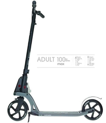 Тротинетка ONE K180 за възрастни - черна