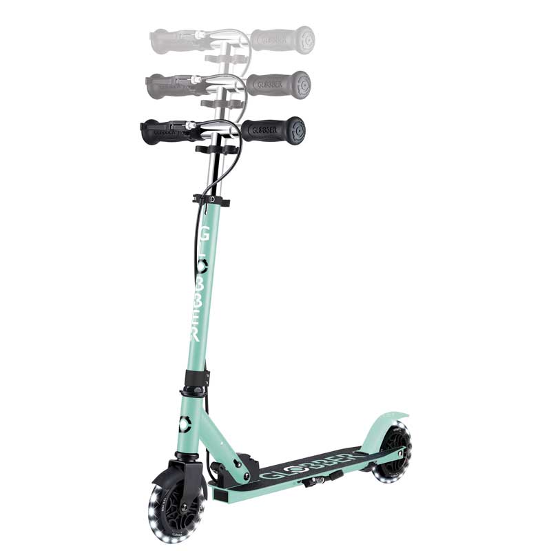 Тротинетка с ръчна спирачка FLOW ELEMENT JUNIOR LIGHTS, ментова