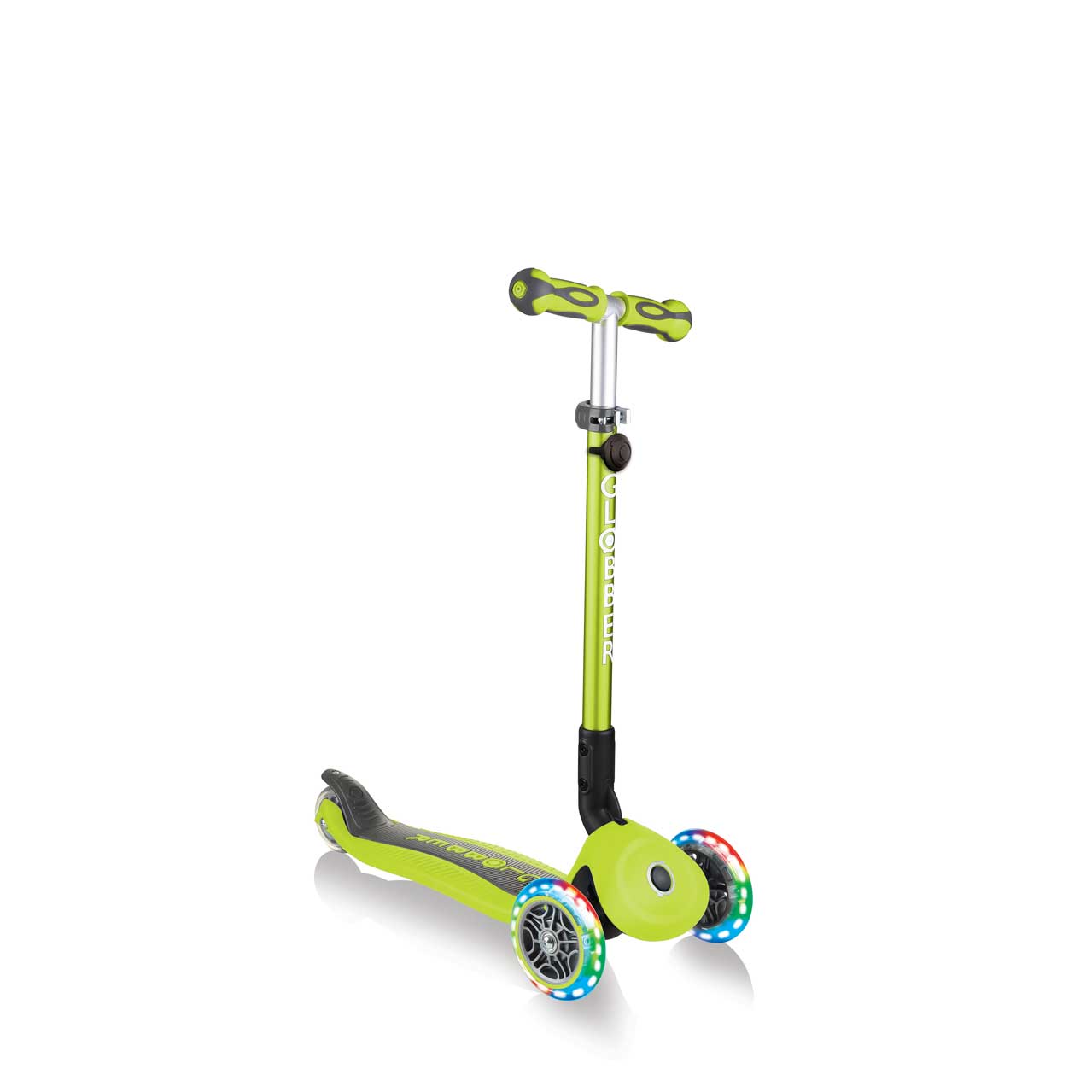 Тротинетка с родителски контрол 5 в 1, GO UP Deluxe Lights - Зелена