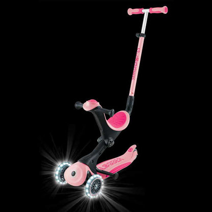 Тротинетка с родителски контрол GO UP DELUXE LIGHTS, пастелно розова
