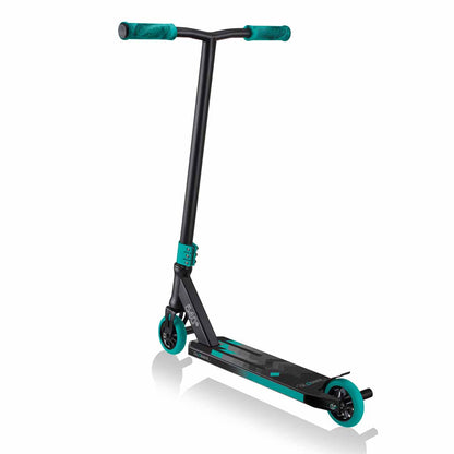 Тротинетка за трикове Globber GS 540 - черна/тюркоаз